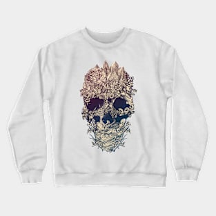 Skull Floral Crewneck Sweatshirt